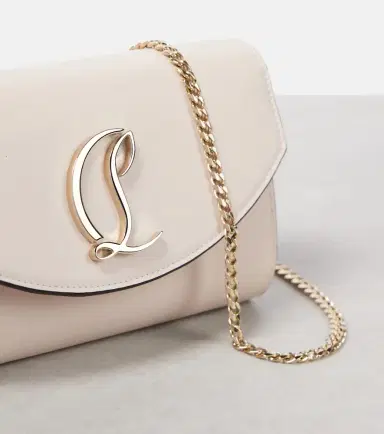 Christian Louboutin Loubi54 leather clutch with chain | Thumbnail 3 Christian Louboutin Loubi54 leather clutch with chain | Thumbnail 3