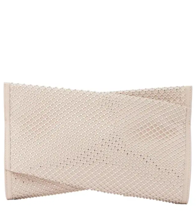 Christian Louboutin Loubitwist Small leather clutch with strap