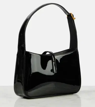 Saint Laurent Le 5 à 7 patent leather shoulder bag | Thumbnail 2