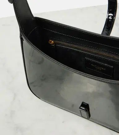 Saint Laurent Le 5 à 7 patent leather shoulder bag | Thumbnail 3