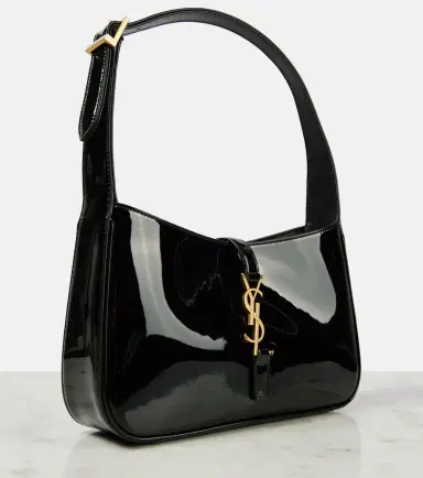 Saint Laurent Le 5 à 7 patent leather shoulder bag | Thumbnail 4