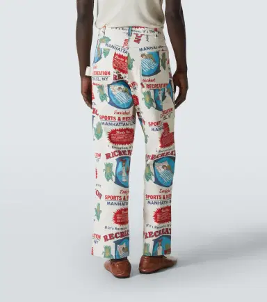 BODE Enrichment Knolly Brook cotton straight pants | Thumbnail 3 BODE Enrichment Knolly Brook cotton straight pants | Thumbnail 3