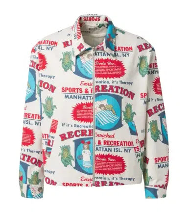 Bode Enrichment printed cotton jacket | Thumbnail 1