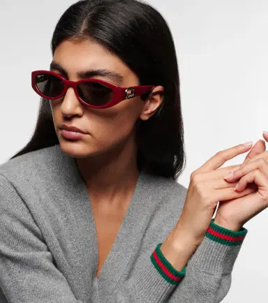 Gucci Hailey oval sunglasses | Thumbnail 6