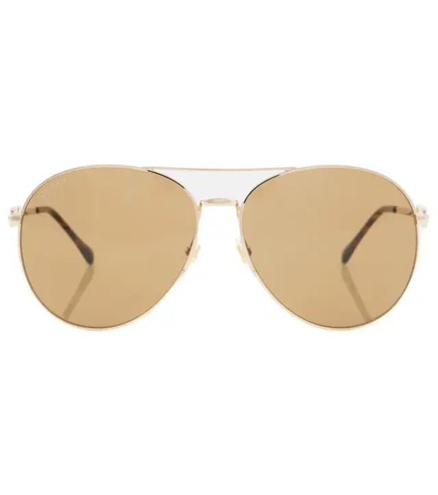 Horsebit aviator sunglasses