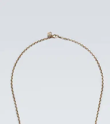 Sydney Evan Happy Face 14kt yellow gold charm necklace | Thumbnail 5