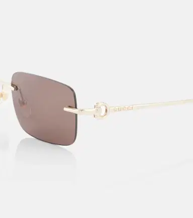 Gucci Horsebit rectangular sunglasses | Thumbnail 2