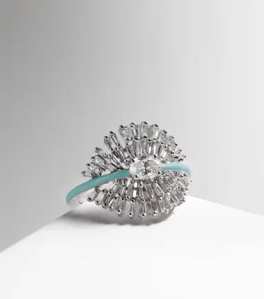 Kamyen 18kt white gold pinky ring with diamonds | Thumbnail 3 Kamyen 18kt white gold pinky ring with diamonds | Thumbnail 3