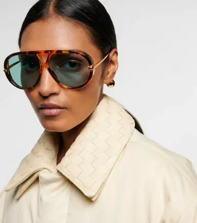 Bottega Veneta Drop aviator sunglasses | Thumbnail 6 Bottega Veneta Drop aviator sunglasses | Thumbnail 6