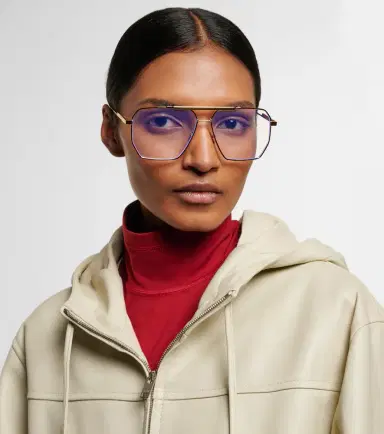 Bottega Veneta Classic aviator glasses | Thumbnail 5