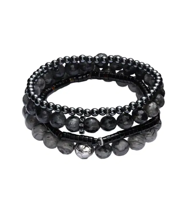 14kt white gold bracelet bundle with diamonds