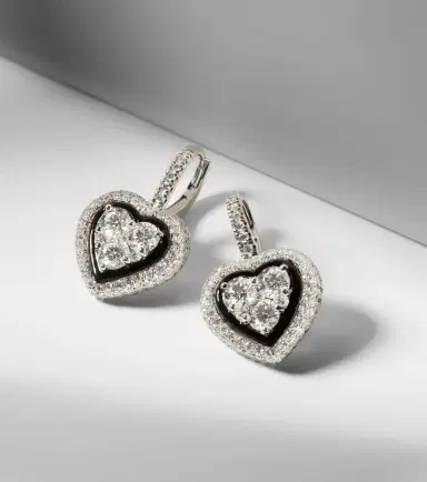 Kamyen 18kt white gold earrings with diamonds | Thumbnail 5 Kamyen 18kt white gold earrings with diamonds | Thumbnail 5