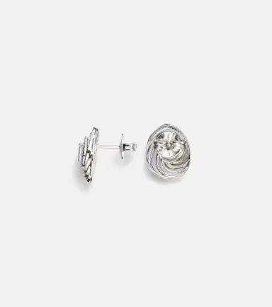 Kamyen Oceane 18kt white gold earrings with enamel and diamonds | Thumbnail 2 Kamyen Oceane 18kt white gold earrings with enamel and diamonds | Thumbnail 2