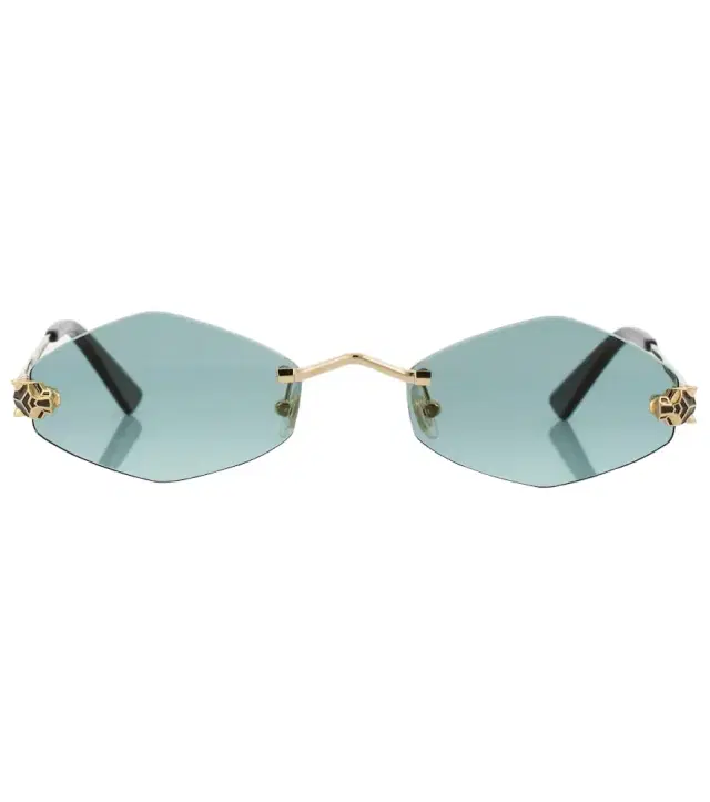 Cartier Eyewear Collection Panthère de Cartier round sunglasses
