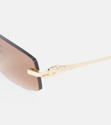 Cartier Eyewear Collection Panthère De Cartier rectangular sunglasses | Thumbnail 3
