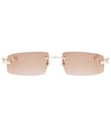 Cartier Eyewear Collection Panthère De Cartier rectangular sunglasses | Thumbnail 1