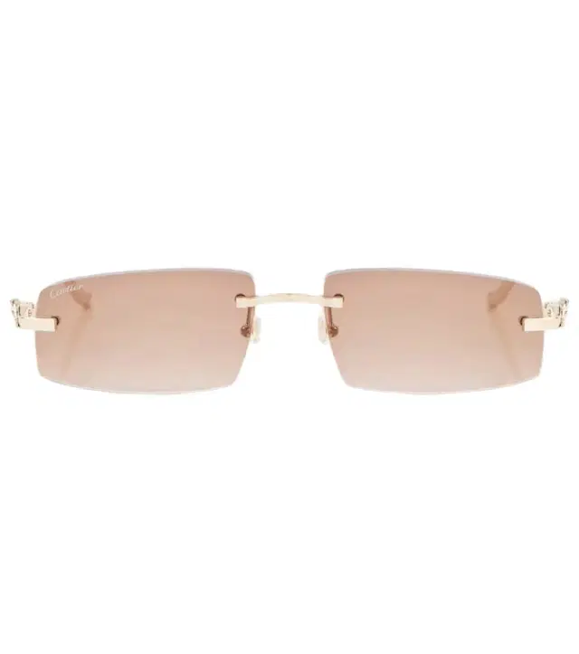Cartier Eyewear Collection Panthère De Cartier rectangular sunglasses