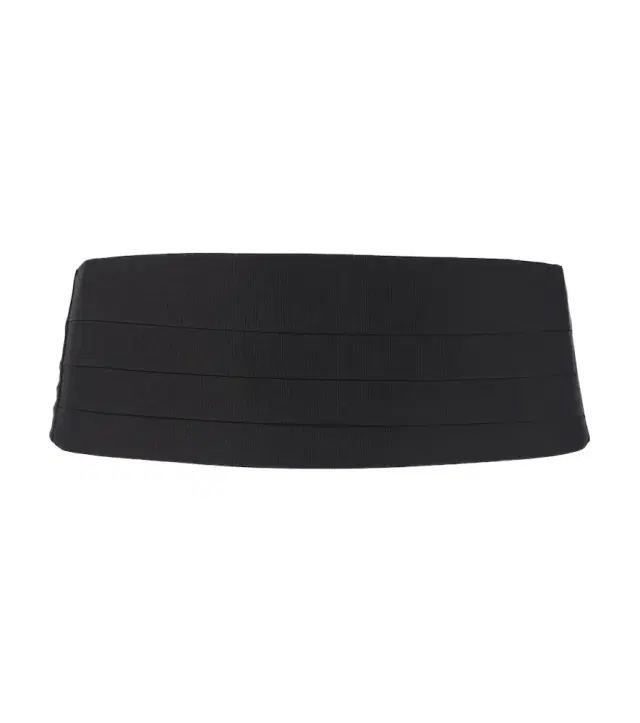 Silk grosgrain cummerbund