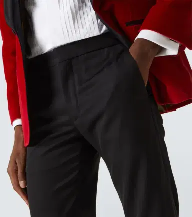 Rubinacci Luca wool tuxedo pants | Thumbnail 4 Rubinacci Luca wool tuxedo pants | Thumbnail 4