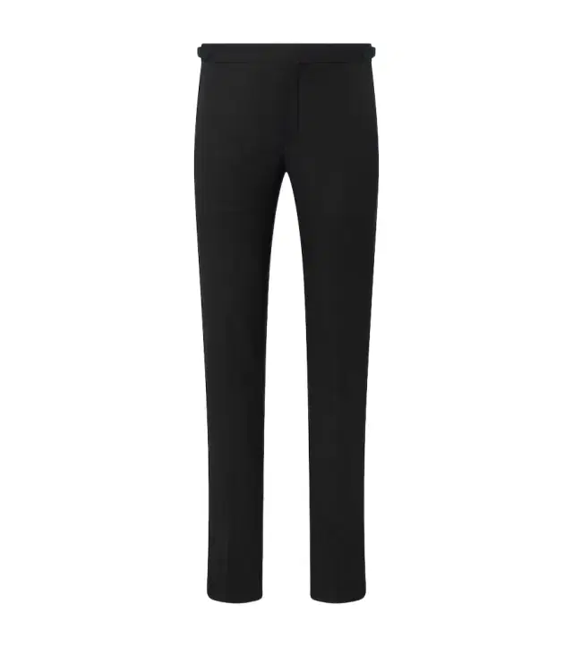 Rubinacci Luca wool tuxedo pants