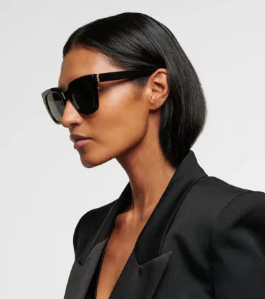 Saint Laurent Monogram oversized sunglasses | Thumbnail 5