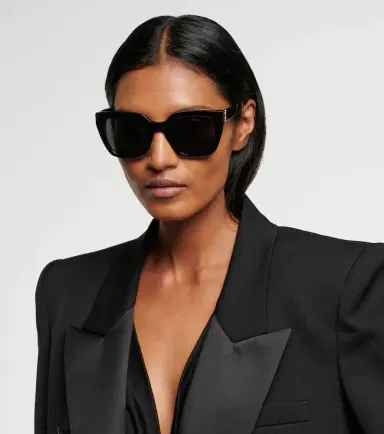 Saint Laurent Monogram oversized sunglasses | Thumbnail 6