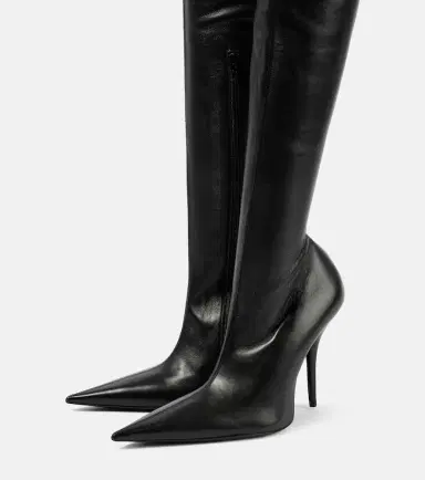 Balenciaga Avenue leather over-the-knee boots | Thumbnail 2