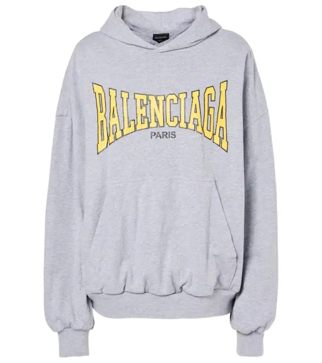 Balenciaga Logo cotton jersey hoodie