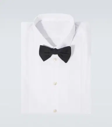 Rubinacci Silk grosgrain bow tie | Thumbnail 4 Rubinacci Silk grosgrain bow tie | Thumbnail 4