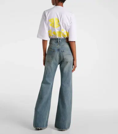 Balenciaga Mid-rise flared jeans | Thumbnail 2