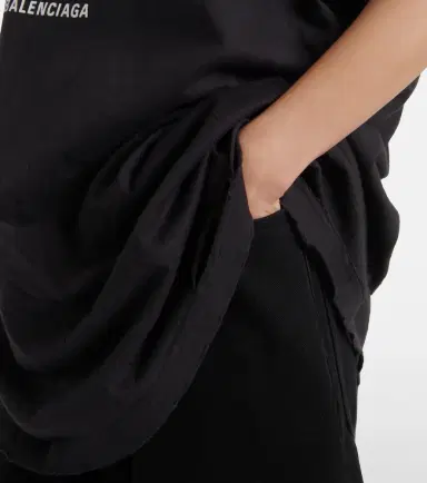 Balenciaga Planet Earth cotton jersey T-shirt | Thumbnail 4