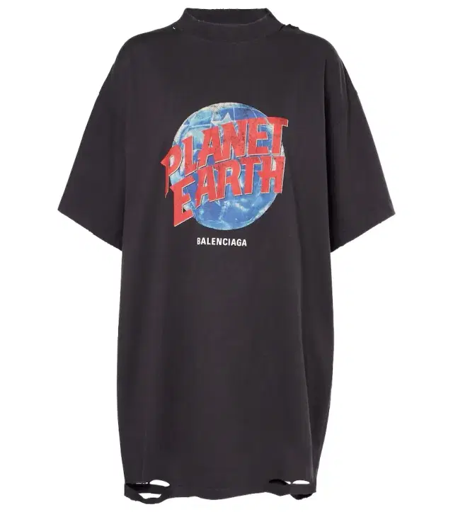 Planet Earth cotton jersey T-shirt