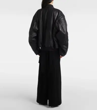Balenciaga Leather bomber jacket | Thumbnail 6