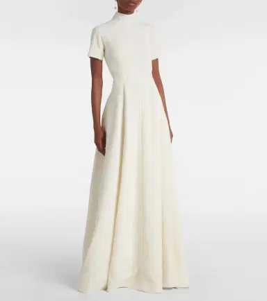 Emilia Wickstead Malinda high-neck gown | Thumbnail 4