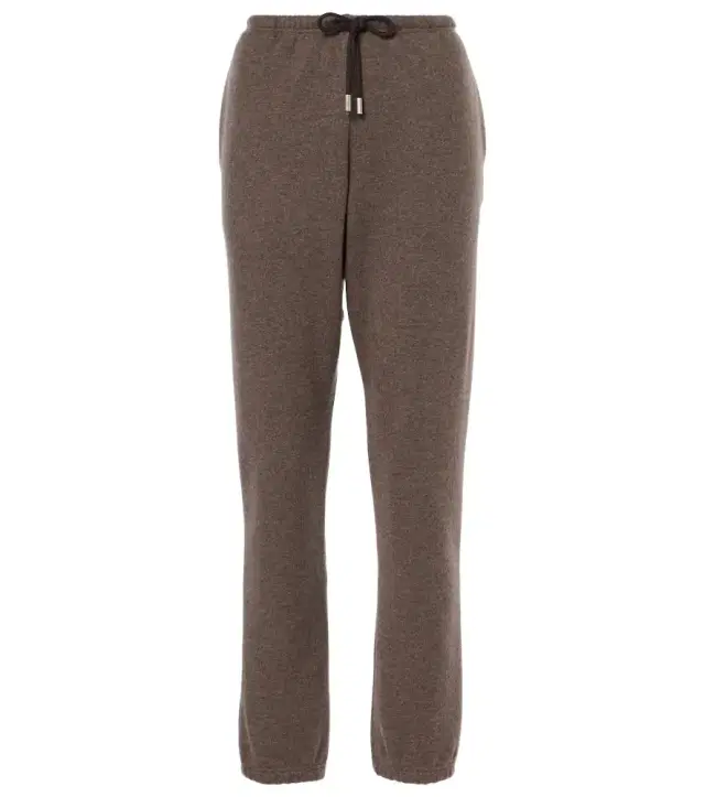 The Row Teo cashmere and cotton sweatpants