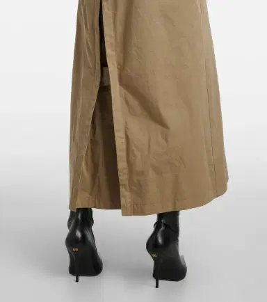 Balenciaga Suspended Trench cotton twill midi dress | Thumbnail 3