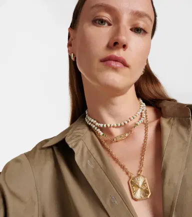 Marie Lichtenberg Thinking of You 18kt gold pendant necklace with diamonds | Thumbnail 4 Marie Lichtenberg Thinking of You 18kt gold pendant necklace with diamonds | Thumbnail 4