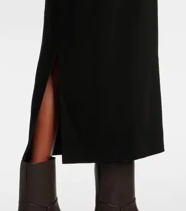 The Row Matias wool-blend midi skirt | Thumbnail 2