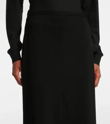 The Row Matias wool-blend midi skirt | Thumbnail 5