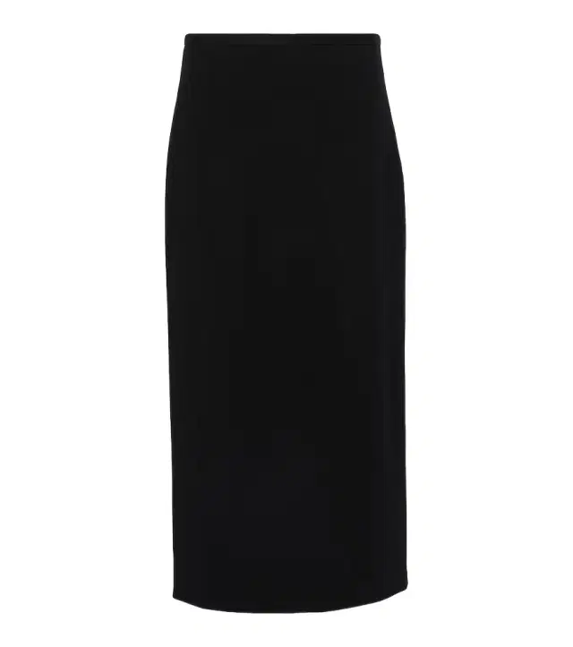 The Row Matias wool-blend midi skirt