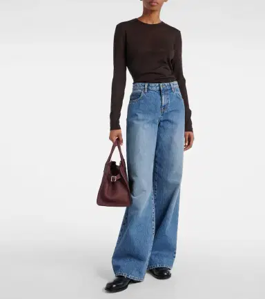 The Row Eglitta low-rise wide-leg jeans | Thumbnail 3 The Row Eglitta low-rise wide-leg jeans | Thumbnail 3