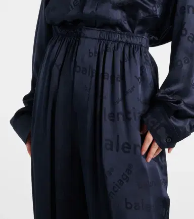 Balenciaga Silk wide-leg pants | Thumbnail 3
