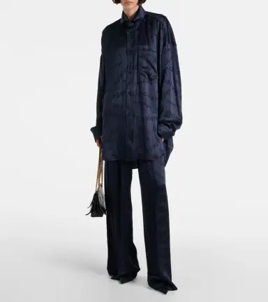 Balenciaga Silk wide-leg pants | Thumbnail 4