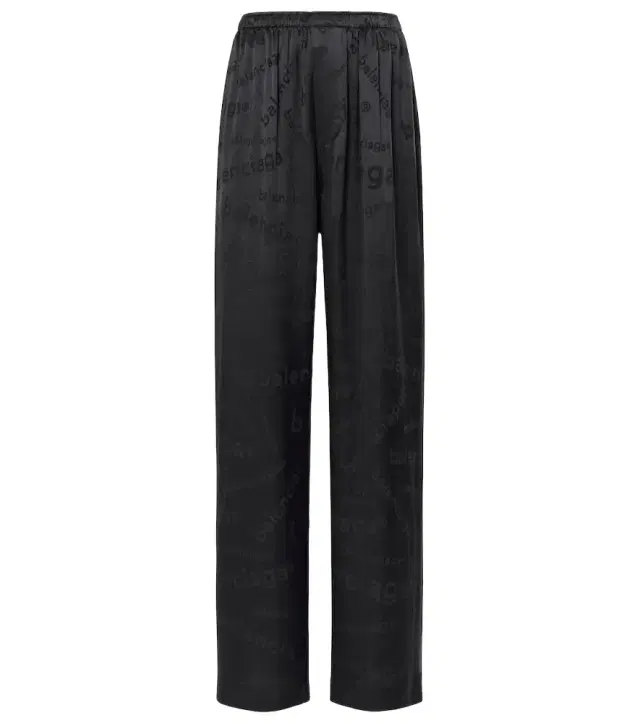 Silk wide-leg pants