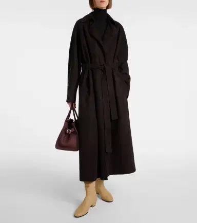 The Row Poseidone suede coat | Thumbnail 2