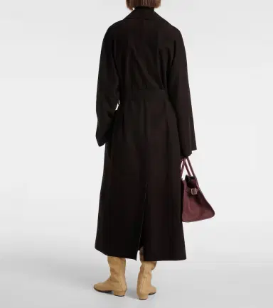 The Row Poseidone suede coat | Thumbnail 6