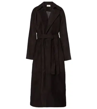 The Row Poseidone suede coat | Thumbnail 1