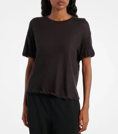 The Row Lila cashmere jersey top | Thumbnail 3 The Row Lila cashmere jersey top | Thumbnail 3