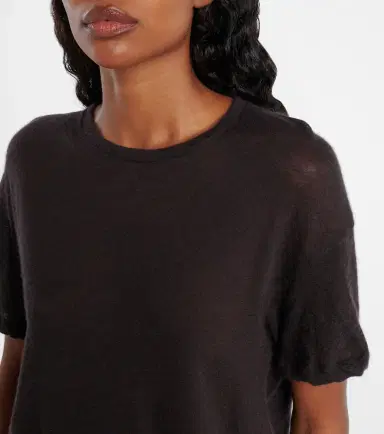 The Row Lila cashmere jersey top | Thumbnail 4 The Row Lila cashmere jersey top | Thumbnail 4