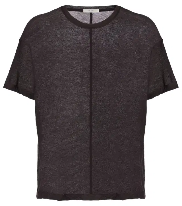 The Row Lila cashmere jersey top
